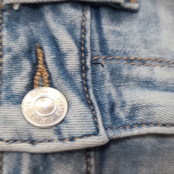 American Eagle Next Level Stretch Hi Rise Jeggings Jeans Juniors Sz 0 EUC - Picture 3 of 15